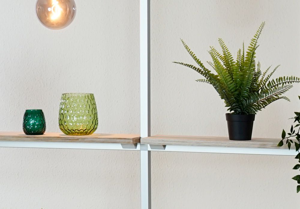 Raumteiler Regalböden integrieren - DIY Anleitung - Schritt-1